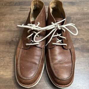 Cole Haan Lunargrand Chukka Boots Men's 7 Chestnut Leather Lace-Up Ankle Boot 7M